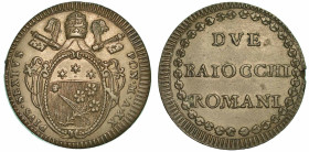 PIO VI (GIOVANNI ANGELO BRASCHI DI CESENA), 1775-1799. Due Baiocchi A. XX. Roma.