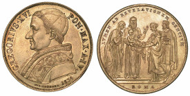 GREGORIO XVI (BARTOLOMEO ALBERTO CAPPELLARI), 1831-1846. Scudo 1834 A. IV. Roma.