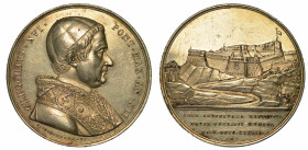 GREGORIO XVI (BARTOLOMEO ALBERTO CAPPELLARI), 1831-1846. Medaglia A. XII in argento.