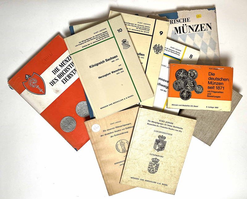 Lotto di dieci libri.

CAHN E.B. Die Munzen des Hochstifts Eichstatt. Monaco, ...