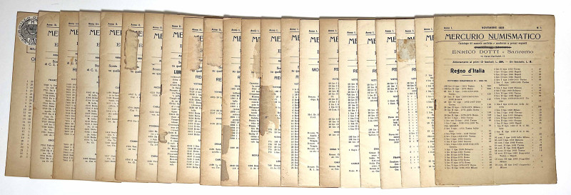 DOTTI E. MERCURIO NUMISMATICO. Catalogo di monete antiche e moderne a prezzi seg...
