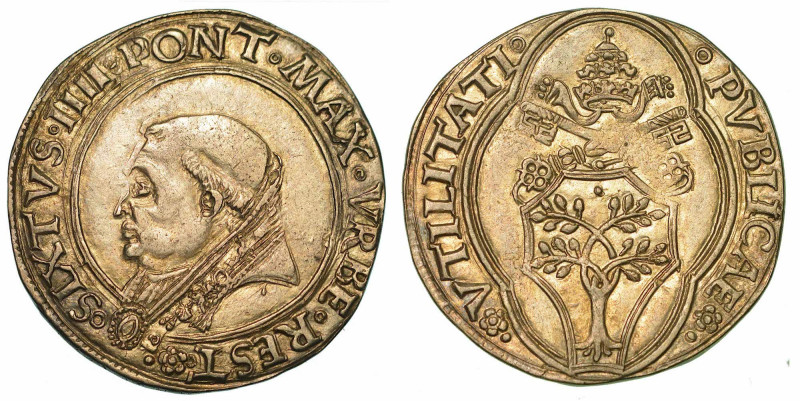 STATO PONTIFICIO. SISTO IV (FRANCESCO DELLA ROVERE), 1471-1484. Grosso. Roma.
...