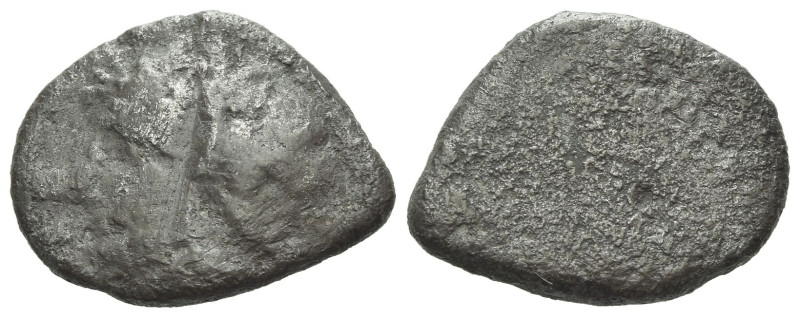Etruria, Populonia 10 Asses III century BC, AR 16.00 mm., 3.87 g.
Laureate male...