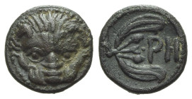 Bruttium, Rhegium Obol circa 415-387 - Ex NAC sale 78, 2014, 1356.