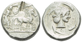 Sicily, Syracuse Tetradrachm circa 480/78-475