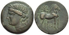 The Carthaginians in Sicily and North Africa, Carthage Trishekel circa 220-215 BC - From a private British collection. Acquired from Sydney Myginad on...