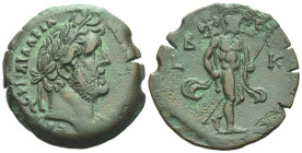 Egypt, Alexandria. Dattari. Antoninus Pius, 138-161 Drachm circa 158-159 (year 22) - From the Dattari collection. Illustrated in RPC as better specime...