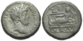 Egypt, Alexandria. Dattari. Marcus Aurelius, 161-180 Tetradrachm circa 169-170 (year 10) - From the Dattari collection.
