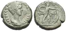 Egypt, Alexandria. Dattari. Faustina junior, daughter of Antoninus Pius and wife of Marcus Aurelius Tetradrachm circa 153-154 (year 17) - From the Dat...
