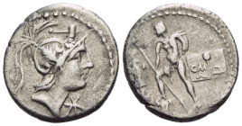 C. Poblicius Malleolus. Denarius circa 94