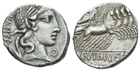 C. Vibius C.f. Pansa. Denarius circa 90