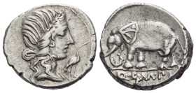 Q. Caecilius Metellus Pius Scipio Denarius circa 81