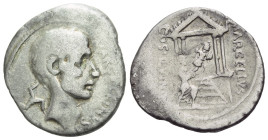 P. Cornelius Lentulus Marcellinus. Denarius circa 50