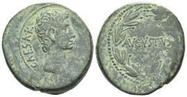 Octavian as Augustus, 27 BC – 14 AD Bronze Uncertain mint in Asia Minor circa 25