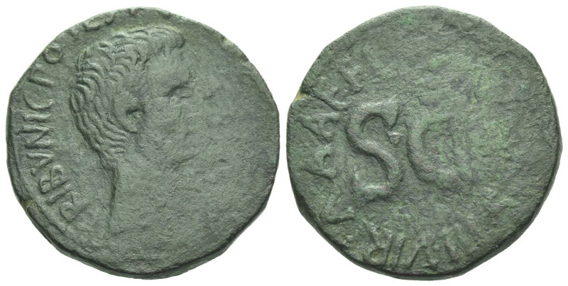 Octavian as Augustus, 27 BC – 14 AD As Rome circa 7 BC, Æ 25.00 mm., 10.91 g.
B...
