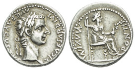 Tiberius, 14-37 Denarius Lugdunum circa 14-37