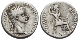 Tiberius, 14-37 Denarius Lugdunum circa 14-37