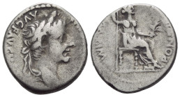 Tiberius, 14-37 Denarius Lugdunum circa 14-37