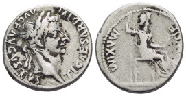 Tiberius, 14-37 Denarius Lugdunum circa 14-37