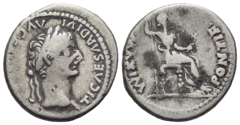 Tiberius, 14-37 Denarius Lugdunum circa 14-37, AR 17.00 mm., 3.71 g.
Laureate h...