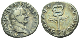 Vespasian, 69-79 Denarius Rome 74 - From the collection of a Mentor.