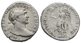 Trajan, 98-117 Denarius Rome mid 107-108