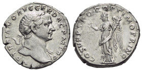 Trajan, 98-117 Denarius Rome mid 107-108