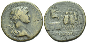 Trajan, 98-117 Sestertius Rome circa 114-117