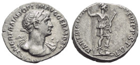 Trajan, 98-117 Denarius Rome circa 116-117
