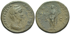 Diva Faustina Sestertius Rome After 141 - From the collection of a Mentor.