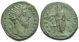 Marcus Aurelius, 161-180 Dupondius Rome 170-171 - From the collection of a Mentor.