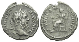 Septimius Severus, 193-211 Denarius Rome circa 208 - From the collection of a Mentor.
