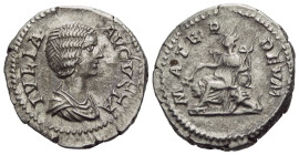 Julia Domna, wife of Septimius Severus Denarius Rome circa 205