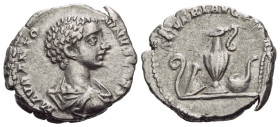 Caracalla caesar, 196-198 Denarius Rome circa 196-198
