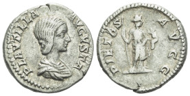Plautilla, wife of Caracalla Denarius Rome circa 202-203 - From the collection of a Mentor.
