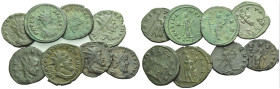 Postumus, 259-268 Lot of 8 Antoniniani IV century AD