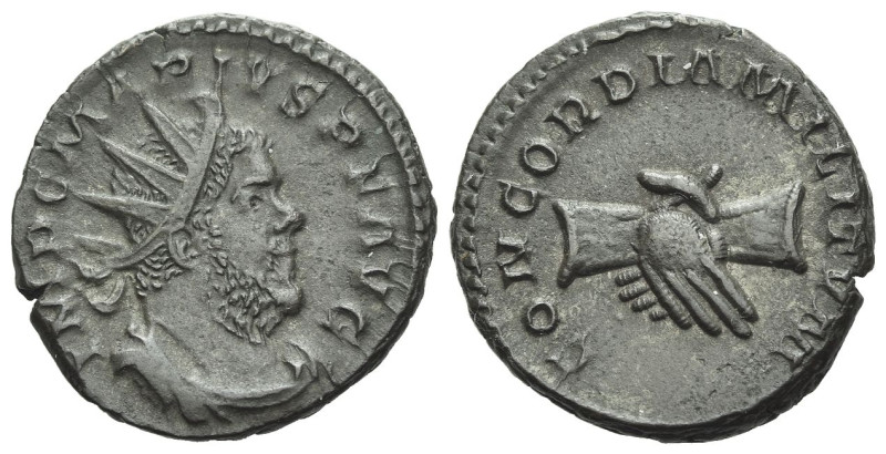 Marius, 268 Antoninianus Cologne circa 268, billon 20.00 mm., 3.42 g.
Radiate a...