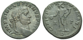 Diocletian, 284-305 Follis Treviri circa 296-297 - From the Rauceby Hoard, found in Lincolnshire, July 2017. Submitted for consideration as Treasure a...