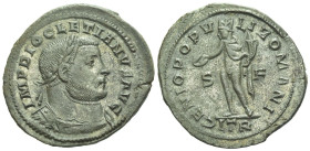 Diocletian, 284-305 Follis Treviri circa 302-303 - From the Rauceby Hoard, found in Lincolnshire, July 2017. Submitted for consideration as Treasure a...