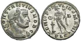 Constantius caesar, 293-305 Follis Lugdunum circa 301-303 - From the Rauceby Hoard, found in Lincolnshire, July 2017. Submitted for consideration as T...