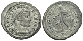 Constantius caesar, 293-305 FOllis Treviri circa 302-303 - From the Rauceby Hoard, found in Lincolnshire, July 2017. Submitted for consideration as Tr...
