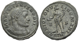 Galerius caesar, 293-305 Follis Treviri circa 302-303 - From the Rauceby Hoard, found in Lincolnshire, July 2017. Submitted for consideration as Treas...
