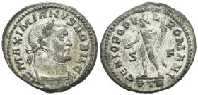 Galerius caesar, 293-305 Follis Treviri circa 303-305 - From the Rauceby Hoard, found in Lincolnshire, July 2017. Submitted for consideration as Treas...