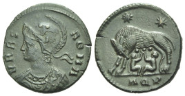 Constantine I, 307-337 Follis Aquileia circa 334-335 - Sold with the original collector's ticket.