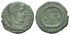 Constantius II, 337-361 AE4 Cyzicus circa 347-348 - Sold with the original collector's ticket.