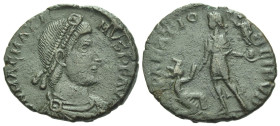 Magnus Maximus, 383-388 AE1 unreadable min circa 383-388 - Ex Naville sale 50, 667. Sold with the original collector's ticket.