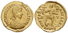 Valentinian III, 425-455 Solidus Ravenna circa 430-445