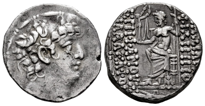 Seleukid Kingdom. Philip I Philadelphos. Tetradrachm. 88-75 a.C. Antioch on the ...