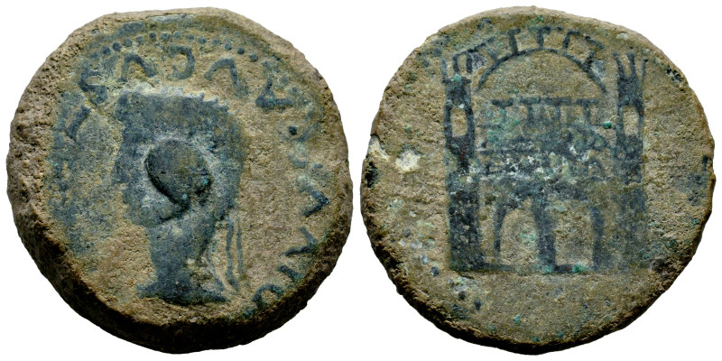 Emerita Augusta. Time of Tiberius. Dupondius. 14-36 AD. Mérida (Badajoz). (Abh-1...