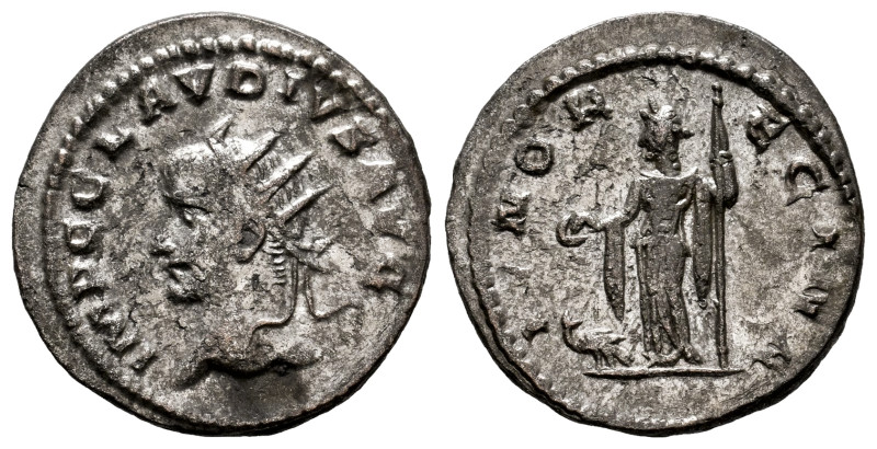 Claudius II, Gothicus. Antoninianus. 270 d.C. Antioch. (Ric-V 1.212). Anv.: IMP ...